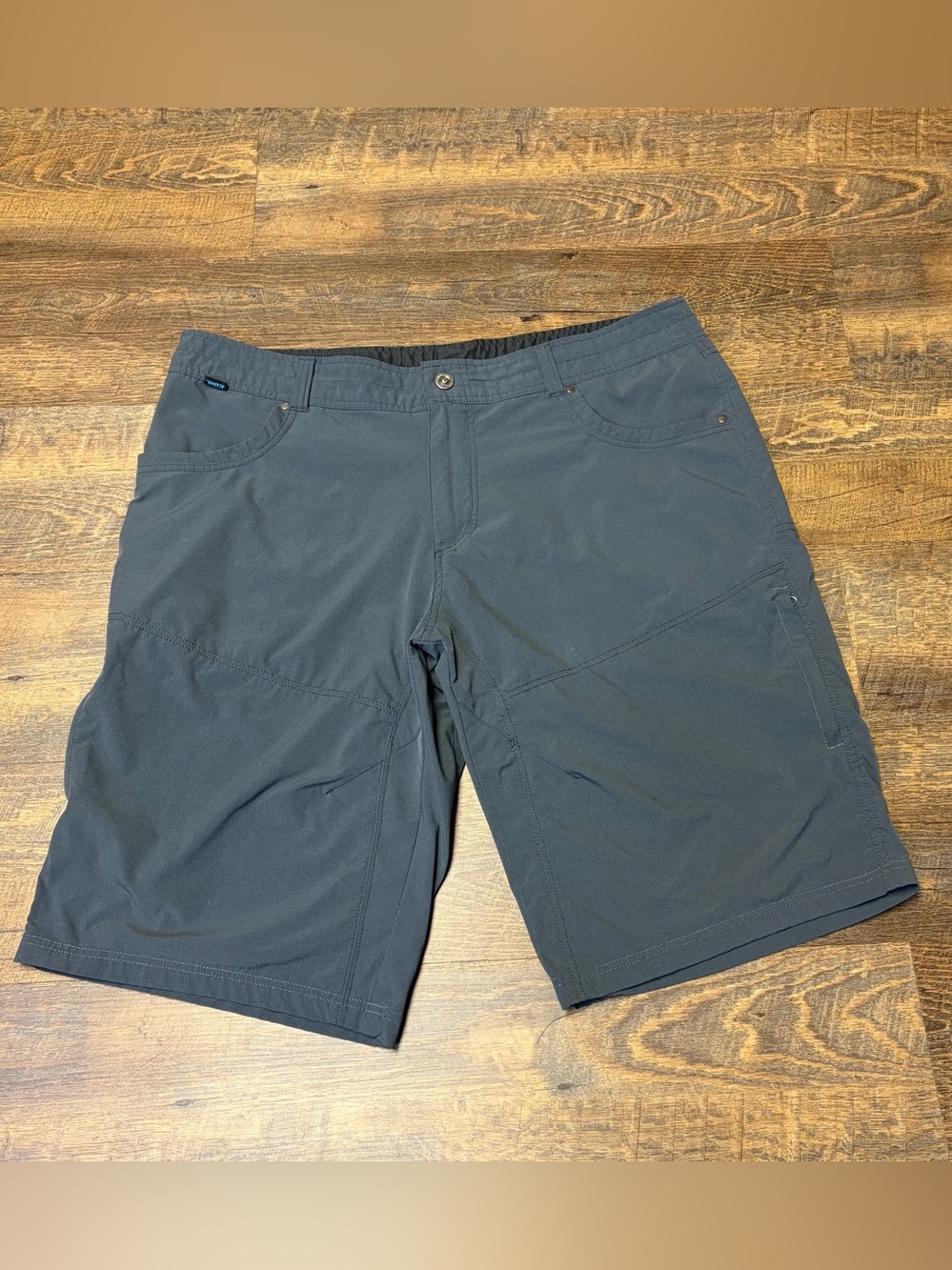 Kuhl Silencr Kargo Shorts Mens Size 40 Hiking Outdoor Cargo Zip Pockets Gray